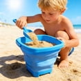 thumbnail image 1 of YWIYIUD 1PC Durable Foldable Beach Bucket for Summer Beach Camping and Outdoor Activities Portable and Durable MultiPurpose Beach Toys Bucket Suitable for Teens and Adults, 1 of 5