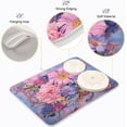 thumbnail image 4 of Dish Drying Mat Blooming Flowers Painting Absorbent Dry Mats for Dishes Draining Pad for Kitchen Countertop 16" x 18", 4 of 7