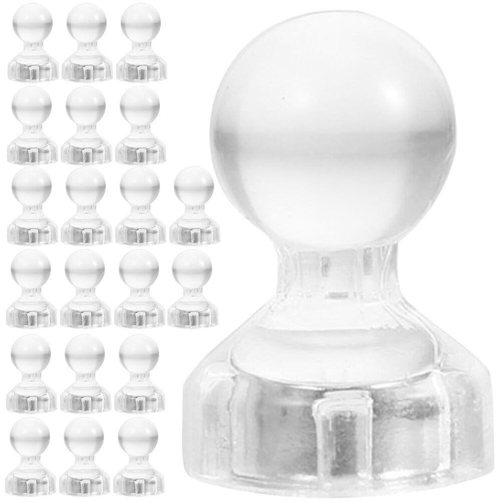 40Pcs Map Push Pin Clear Thumb Tacks