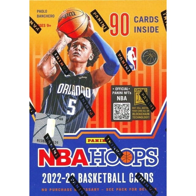 2022-23 Panini HOOPS Basketball Blaster Box of Packs (90 Cards) with Possible Exclusive Inserts including Rise and Shine Memorabilia Cards
