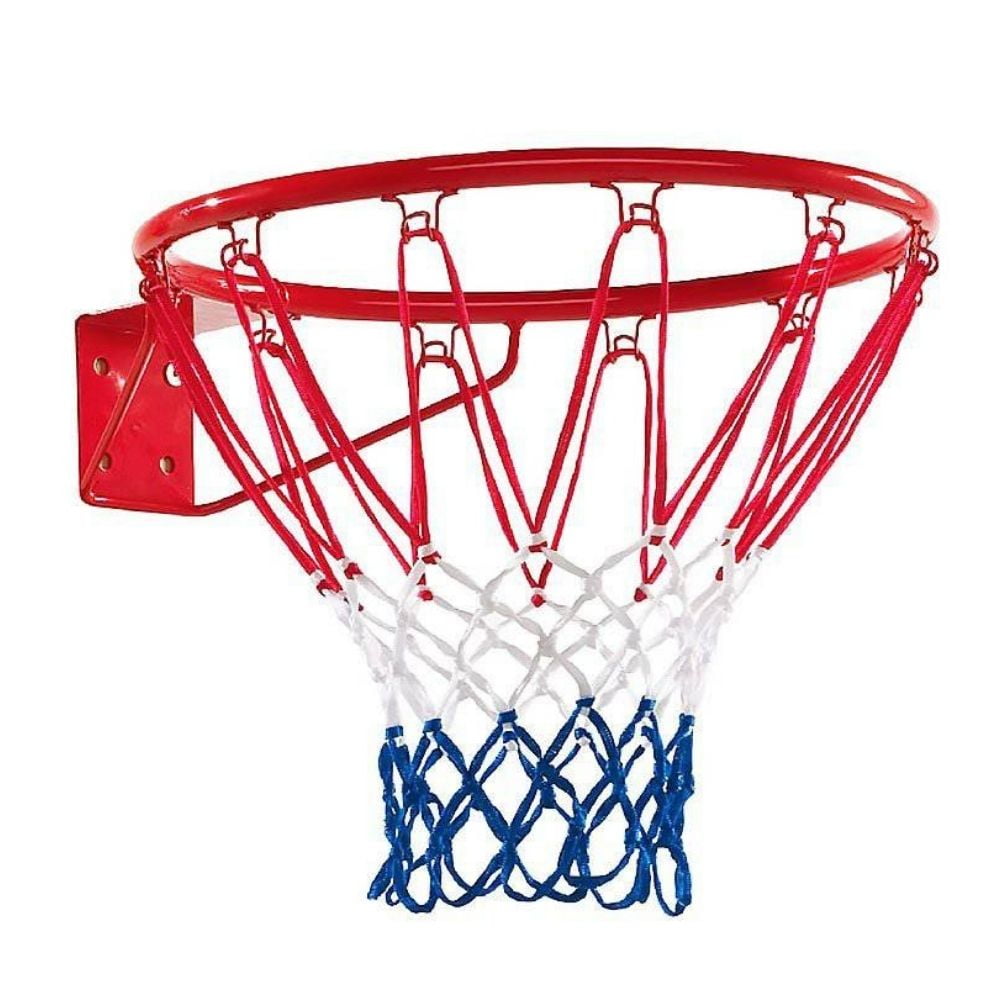 Aro De Basketball Tamaño Oficial 45 Cm Acero 16 Mm Rojo