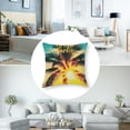 thumbnail image 5 of nygtbtfer with Tropical Plant Leaves Pillows Decorative Quote Pillow Square Cushion () White, 5 of 7