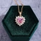 thumbnail image 3 of Collar Colgante Regalos Joyería Amatista para Mujeres Corazón Collares Colgantes, 3 of 8