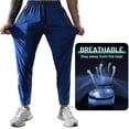 thumbnail image 4 of Men's Hiking Pants Quick-Dry Lightweight Sweatpants Outdoor Fishing Pants Water Resistant with Zipper Pockets, 4 of 6