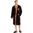 thumbnail image 1 of Peignoir Noir Officiel pour Hommes Harry Potter Blason de Poudlard Adulte, 1 of 7