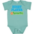 thumbnail image 3 of Inktastic Rugby Player in Training Boys or Girls Baby Bodysuit, 3 of 5