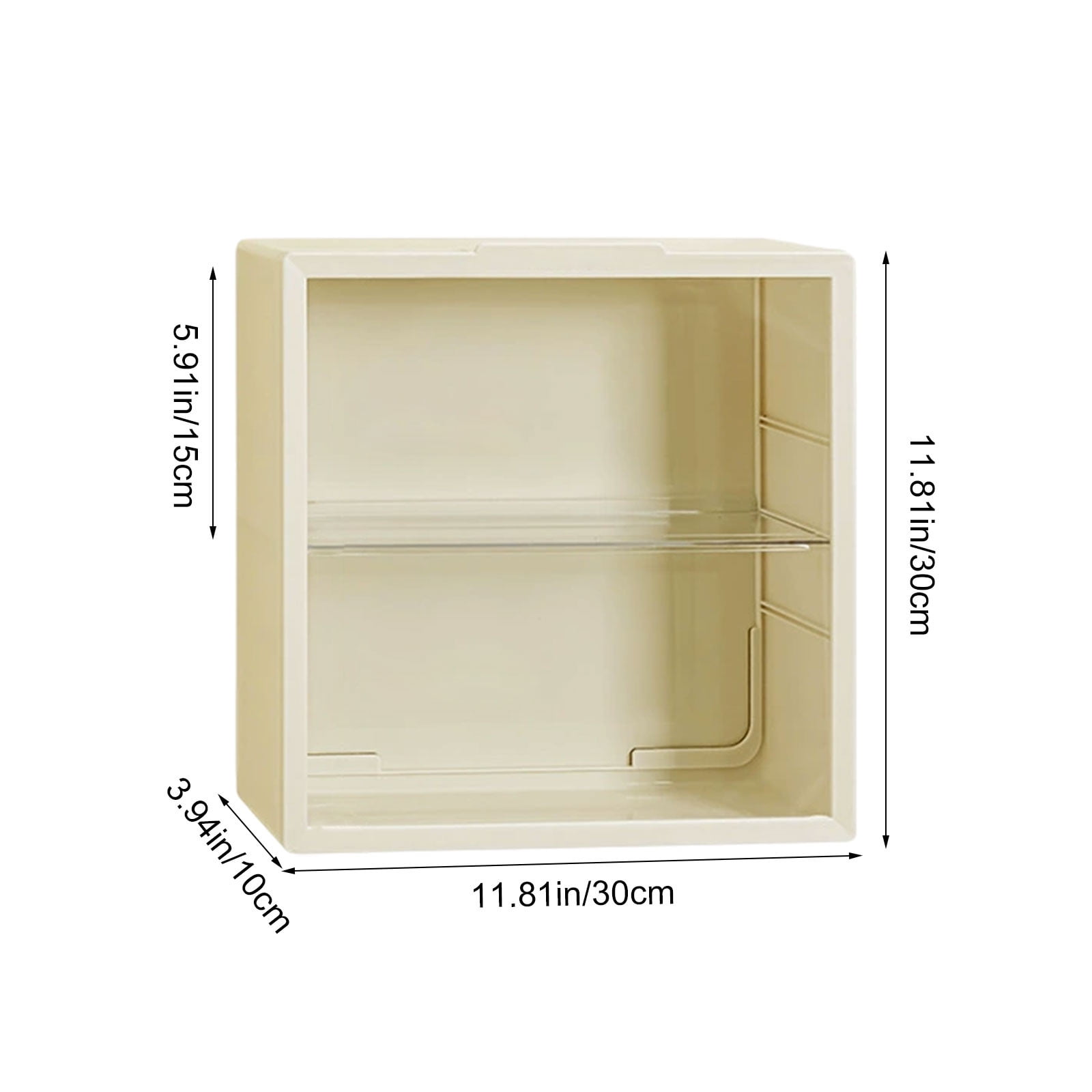 HBBKVI Wall Mounted Display Box Transparent Cover Organizer 12x12x4in Display Box Wall Mounted Transparent Cover Storage Box Plushs Toys Transparent Organizer
