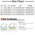 thumbnail image 3 of asdoklhq Summer Fall Sports Bras for Women 2026,Womens Fashion Plus Woman's Solid Color Comfortable Hollow Out Perspective Bra Underwear No Rims, 3 of 8