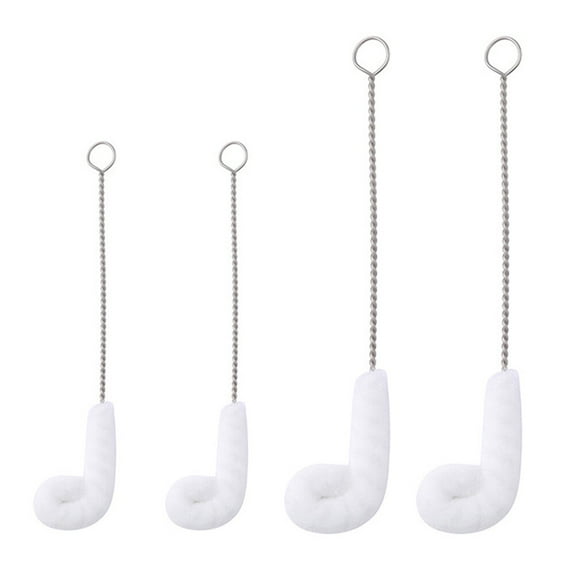 OUNONA 4Pcs Cleaning Brush Flexible Bottle Brush Multi-Function Household