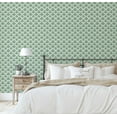 thumbnail image 4 of S4Sassy Peel & Stick Textured Vinyl Wallpaper, Urban Chic Flower Motif Print Contact Paper Waterproof - Green, 25"X 240", Removable Modern Wall Covering For Home Decor In Bedrooms & Living Areas, 4 of 6