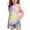 E051-Yellow, variant on hengsof Girl's Short Sleeve Round Neck Fashion Tie Dye Print T-Shirt Soft Comfortable Summer Casual Children's Pullover Sizes 3-14 Years