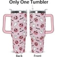 thumbnail image 3 of Halloween Tumbler 40 OZ Cute Pumpkin Ghost Tumbler Spooky Eyes Bats Leak Proof Cups Insulated Coffee Travel Mugs for Halloween Gifts Goth Witchy Decor (1PCS), 3 of 6