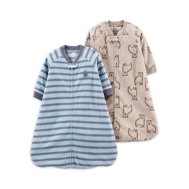 Carter's Child of Mine Baby Boy Microfleece Wearable Blanket Sleepbag, Sizes 09 Months