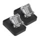 thumbnail image 5 of 2 piezas alfombrilla antideslizante flexible para escalera extensible, protector para interior y exterior, almohadilla estabilizadora goma para negro, 5 of 8