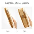 thumbnail image 4 of Tignapoo Premium Dual-Layer Canvas Pencil Case with Mesh Top, Multi-Compartment Design for School & Office, Durable Zipper Closure, 22x11x6.5cm, Available in Ginger, Light Camel, Pink, Gray, Light, 4 of 7