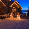 thumbnail image 4 of Juego de 2 guirnaldas de luces navideñas a pilas de 10 metros y 100 LED con control remoto y temporizador. Luces de luciérnaga con 8 modos de brillo para decoración de jardín, fiestas e interiores., 4 of 5
