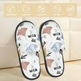 thumbnail image 2 of House Slippers for Women Men - stingrays scandinavian style cute Lightweight House Shoes Fuzzy Slippers, Soft Slip-On Cozy House Slippers for Woman Indoor Outdoor, 2 of 7