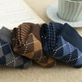 thumbnail image 6 of Men's Argyle Dress Socks Business Casual Patterned Cotton Crew Sock Lightweight Soft Comfort, Medium 7-10.5, 5 Pairs, 6 of 7