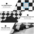 thumbnail image 2 of Teler Checkered Weighted Blanket for Adults 12 lbs, Soft Cooling Heavy Blanket for Sofa Bed, 48" x 72", Black, 2 of 8