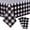 Black and Grey, variant on 9 Packs Sage Green Gingham Tablecloth Sage Green and White Checkered Table Cloths 54 x 108 Inches Disposable Plastic Gingham Tablecovers Waterproof Picnic Camping Table Covers for Baby Shower
