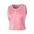 thumbnail image 1 of Gibobby Camisetas 95% Poliéster Liso Calle Mujer Dama(Rosa,XG), 1 of 5
