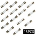 thumbnail image 3 of 15 Pack 5x20mm F10AL 125V/250V Glass Fuses 0.2 x 0.78 Inch F10A 10amp Fast-Blow Fuse (F10A), 3 of 4