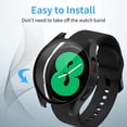 thumbnail image 5 of XIHAMA [4 Pcs] Hard PC Case with Tempered Glass Screen Protector Compatible with Samsung Galaxy 5/4 40/44mm, Electroplated Case All Around Protective Bumpers Cover for Galaxy Watch 5/4 Smartwatch, 5 of 8