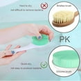 thumbnail image 5 of Silicone Loofah Body Scrubber,14.6x3.2In Long Handle Back Scrubber for Shower,Green Durable Silicone Back Brush for Woman and Men Body, 5 of 6
