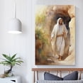 thumbnail image 5 of Jesus Christ Resurrection Wall Art - He Is Risen Poster - Easter Bible Watercolor Canvas Print Posters Art Print Wall Photo Paint Poster Hanging Picture Family Bedroom Decor Gift 20x30inch(50x75cm), 5 of 6