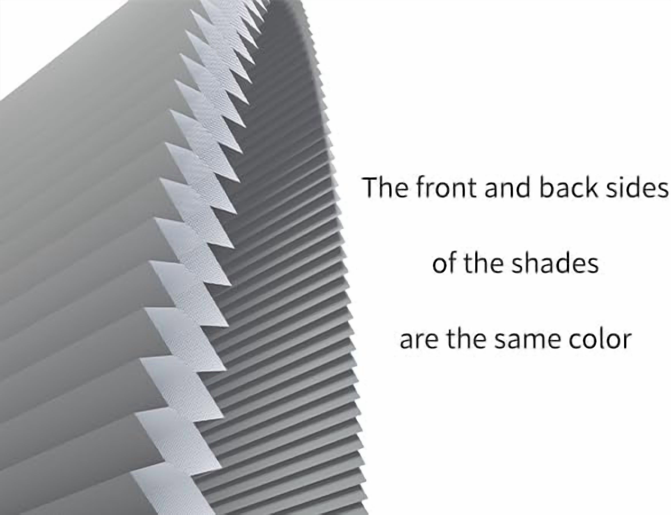 Arch Window Shades Half Circle Blackout Cellular Shades Cordless No Drill Blinds for Windows Half Moon Honeycomb Fabric No Tools Room Darkening Shades Easy Install (1PCS Grey 72" W X 36" H)