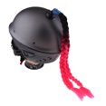 thumbnail image 2 of Casco Doble Trenzas / Cola de Caballo Motocicleta Bicicleta 21' Sunnimix, 2 of 8
