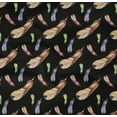 thumbnail image 4 of oneOone Cotton Poplin Twill Black Fabric Feather Feather Dresses Material Fabric Print Fabric By The Yards 56 Inch Wide, 4 of 4