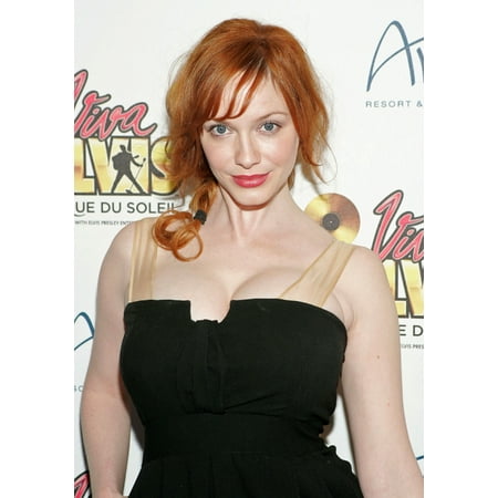 Christina Hendricks At Arrivals For Opening Night Of Viva Elvis By Cirque Du Soleil Aria Resort And Casino At City Center Las Vegas Nv February 19 2010 Photo By James AtoaEverett Collection