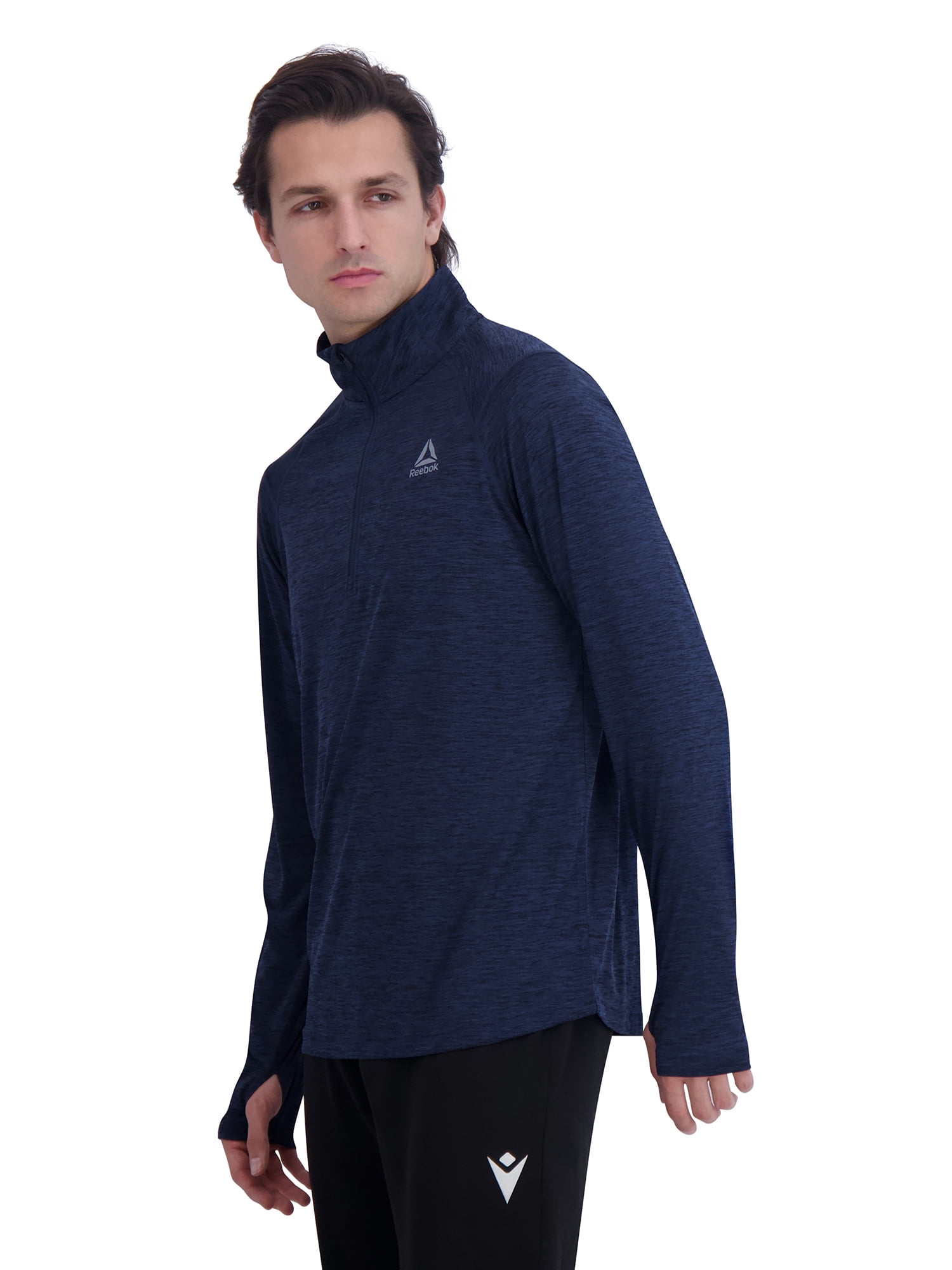 Reebok Men's and Big Men's Trail Quarter-Zip Active Pullover Shirt, Sizes XS-5XL