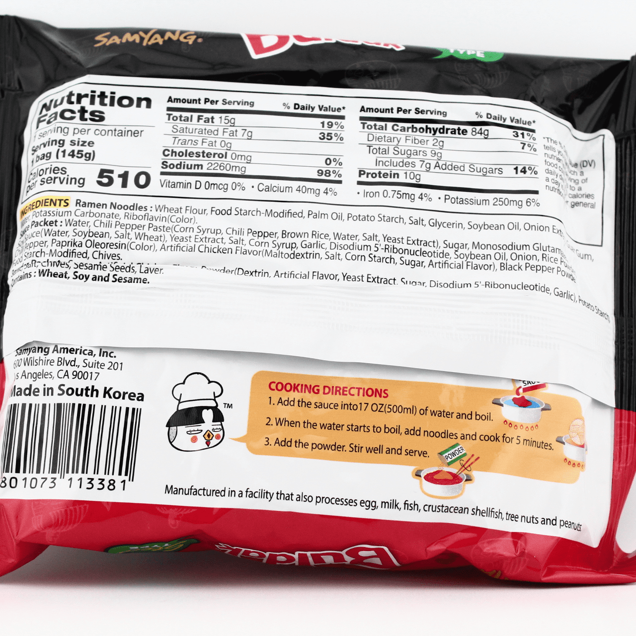 Buldak Samyang Noodles (Stew) 5x1