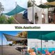thumbnail image 2 of Yescom 10Ft Shade Sail Pole Post Canopy Awning Deck Patio Backyard with Pole Bracket Clamp Powder Patio Outdoor Black, 2 of 10