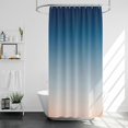 thumbnail image 2 of Coofit Shower Curtain Cloth Waterproof - 47"x71" Gradient Bath Curtain Bathroom Curtain, 2 of 6