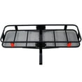 thumbnail image 3 of Heavy Duty Trailer Hitch Cargo Carrier Folding 500 Lbs Capacity 16 CuFt 2" Receiver Hitch Cargo Rack Luggage Cargo Bag, 3 of 7