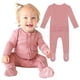 thumbnail image 1 of Pijama elegante de bambú viscoso con forma de cacahuete para bebés, de 6 a 9 meses, 1 of 7