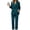 Green plus size pantsuit set a1, variant on Women Plus Size 2 Piece Outfit Long Sleeve Blazer Tops Wide Leg Pants Set Casual Business Lounge Suits Tracksuits Travel Work Clothes, Green L