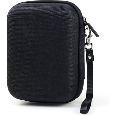 Case for Fujifilm Instax Mini Evo - Epicgadget Hard Travel Carrying Pouch Bag Portable Protective Cover for Instax Mini Evo Instant Camera with Storage Space for Camera Accessories USB Cable (Black)