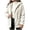01 White, variant on Fewfanhot Womens Clothes Fleece Sherpa Fuzzy Winter Warm Coat Hooded with Pockets Zip-Up Casual Top