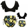 thumbnail image 5 of Family Matching Swimwear Two Piece Bikini Set Newest Printed Mommy And Me Bathing Suits, 5 of 8