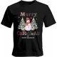 thumbnail image 1 of Mens T Shirts Christmas Tree Snowman Short Sleeve Casual Men's Tee Tops Graphic T-Shirts for Teen Boys/Men, 1 of 8