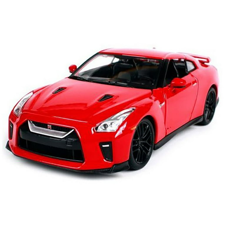 BBurago 2017 Nissan GT-R R35 Red 1:24 Scale Diecast Model Car with