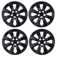 thumbnail image 3 of 16" Set of 4 Hubcaps Wheel Rims Cover for 2009-2019 Toyota Corolla & 2009-2014 Toyota Matrix Compatible with Steel Wheels Snap on Installation(16-inch,Black Lacquer), 3 of 13
