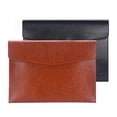 thumbnail image 2 of A4 A6 Leather File Folder Data Package Document Organiser Fashion Briefcase Data Contract Bill File Bag School Office Supplies, 2 of 8