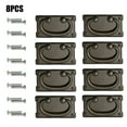 thumbnail image 1 of 4/8Pcs Rustic Handle Oak Furniture Land Style Replacement Handle Black & Bronze, 1 of 3