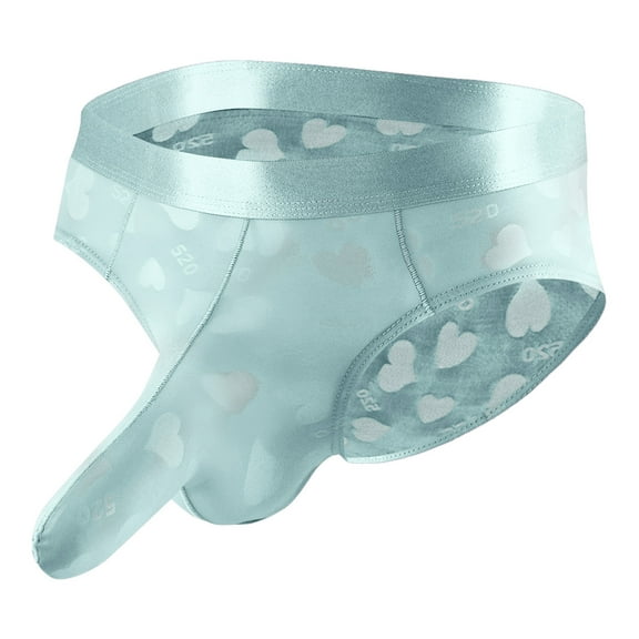 Hfnxid Boxer Briefs for Men,Men's Color Block Elastic Waist Casual Underpants