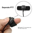 thumbnail image 3 of Auriculares de garganta ANGGREK PTT separados de Plástico ABS para guardia de seguridad color Negro, 3 of 8